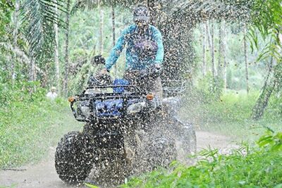 Phuket White Water Rafting 5 km, Flying Fox, and ATV