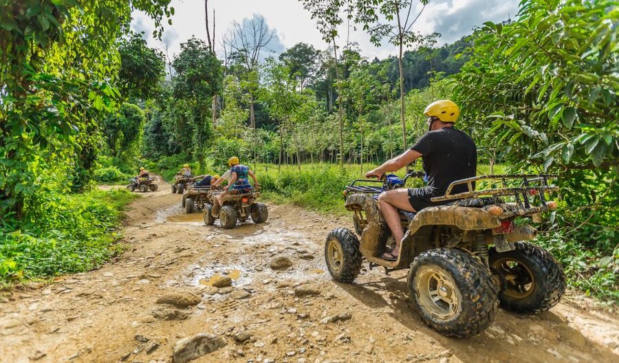 Phuket: White Water Rafting and Jungle Adventure with Lunch - ATV riding through the jungle