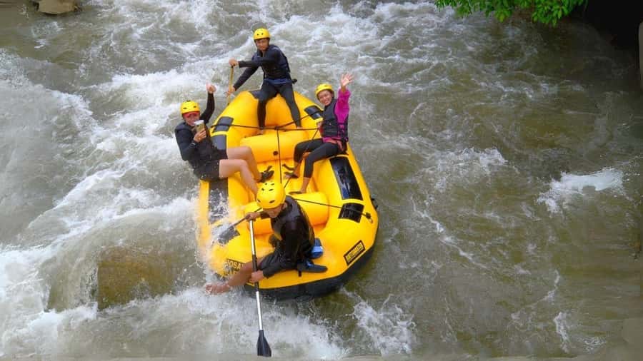 Phuket: White Water Rafting in Phang Nga (Early Bird) - Rope bridge and the 150-meter zipline