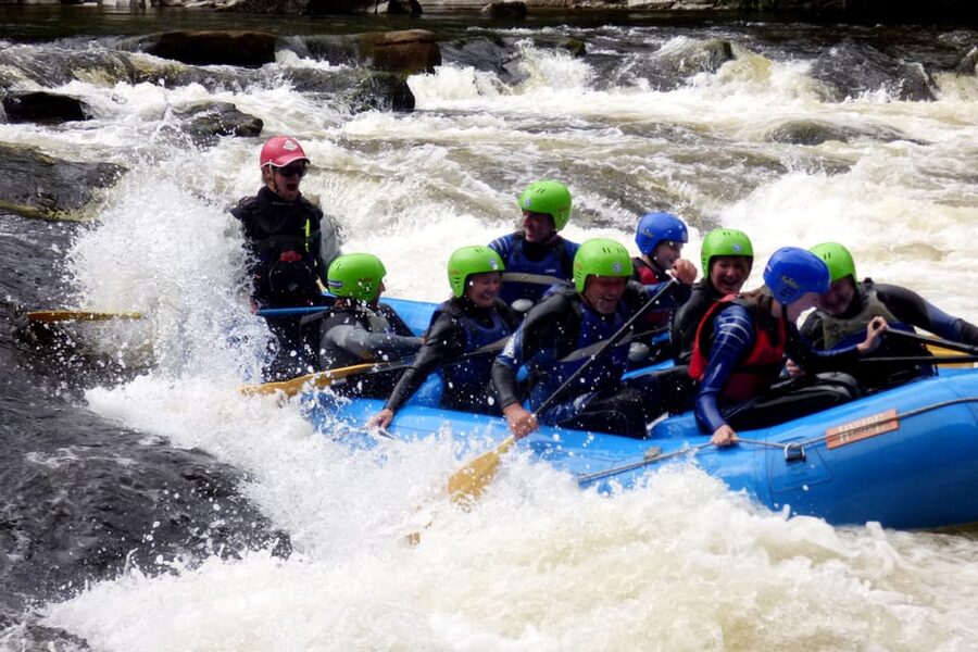 Pitlochry, Scotland: Summer White Water Rafting Tour - The five-mile bus ride to the river start
