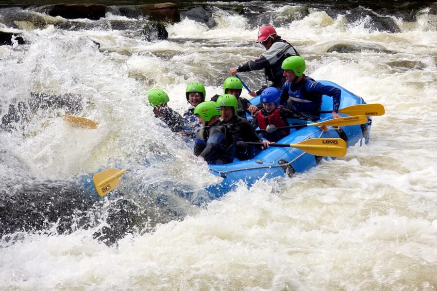 Pitlochry, Scotland: Summer White Water Rafting Tour - A gentle paddle back across the loch
