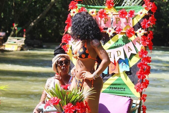 Private bamboo rafting and massage in Montego Bay - Rum punch, music, and a Jamaican patty
