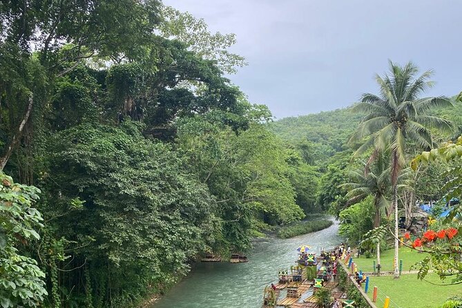 Private Bamboo Rafting Tour In Lethe and Limestone Massage - A bamboo raft built for a slow ride