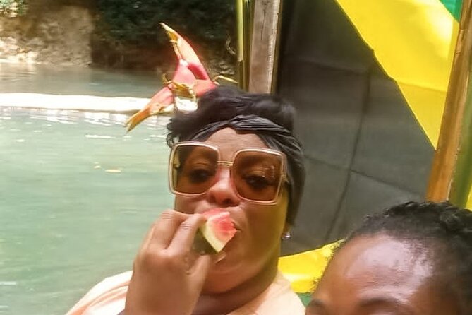 Private Bamboo River Raft with Limestone Massage in Montego Bay - The limestone foot massage