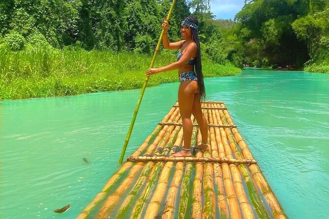 Private Martha Brae Bamboo Rafting Tour with Private Transfer - What the one-hour raft ride feels like
