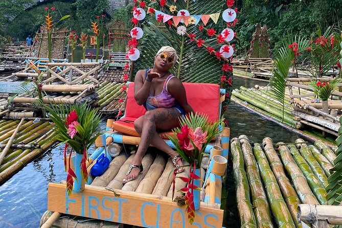 Private Montego Bay Bamboo Rafting with Limestone Foot Massage - The limestone foot massage
