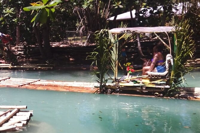 Private River Bamboo Rafting Activity in Ocho Rios Jamaica - The private beach stop lasts only five to ten minutes