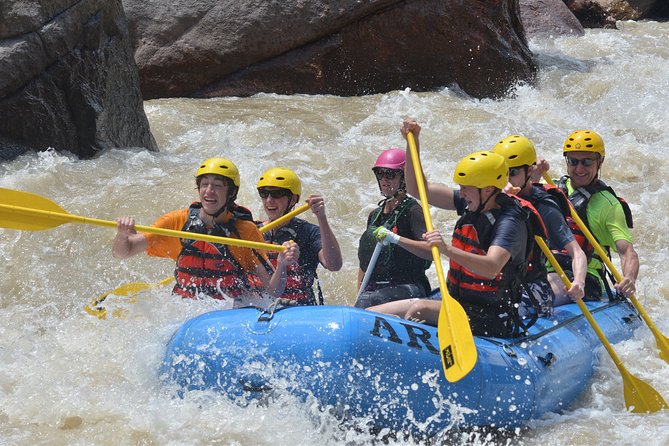 Professionally Guided High Adventure Rafting Trip - Royal Gorge - The halfway rest at the Royal Gorge Bridge