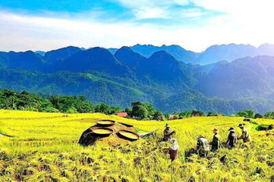 Pu Luong Amazing Trekking Village,Rafting,Swimming, Lunch on Boat