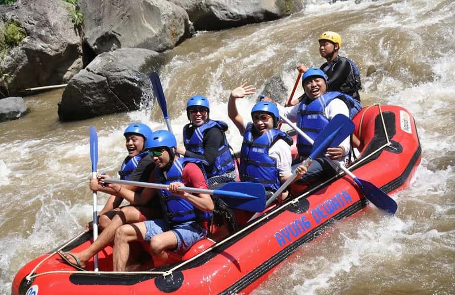 Quad bike bali tunnel waterfall with Rafting - What the ATV section feels like