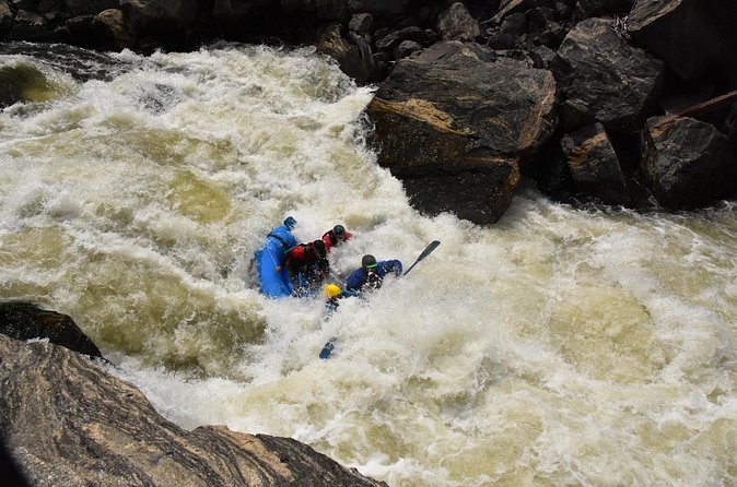 Raft through Gore Canyon- Class V Ultimate Advanced White-Water Rafting - Safety support without draining the excitement
