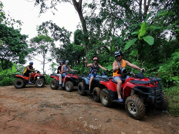 Rafting 5.5 km., Zipline, ATV 30 Min., Suvankhuha Temple. - Zipline and ATV riding add variety, not depth