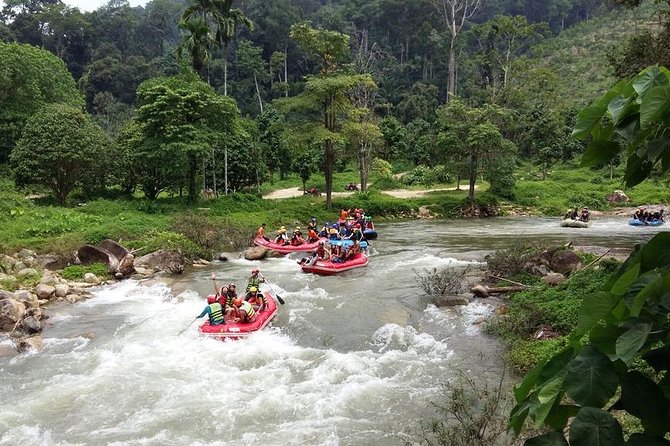 Rafting 5 km, ATV 30 Mins, Fly Fox and Jungle Tour From Phuket - What the 5 km rafting section is really like