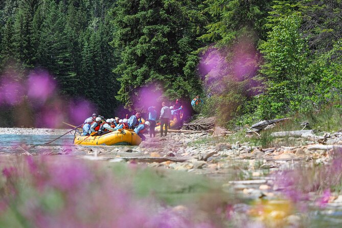 Rafting Adventure on the Kicking Horse River - The shuttle and the river run