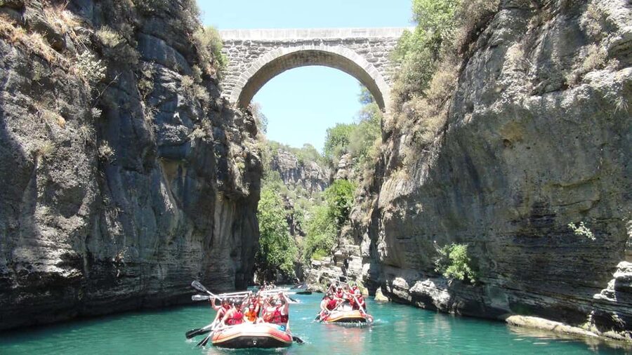 Rafting Adventure w/Optional Extreme Activities From Antalya - Two rafting sections, with a secret stop between them