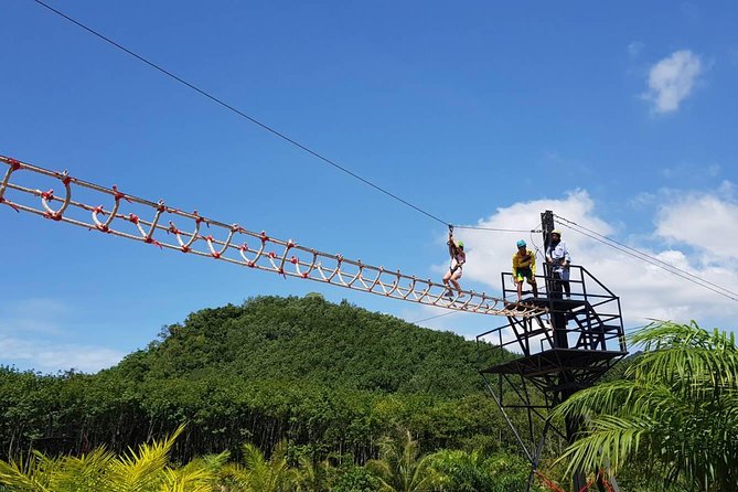 Rafting, ATV and Ziplining Adventure in Phangnga - Ziplining through tropical forest