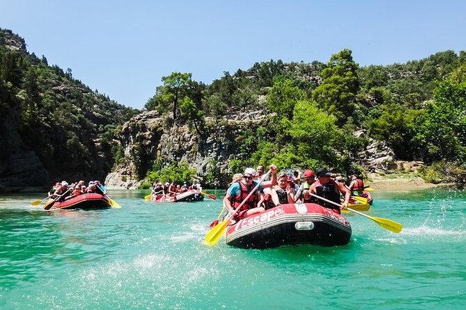 Rafting Canyoning and Zipline Experience from Antalya - Rafting through the wider river section