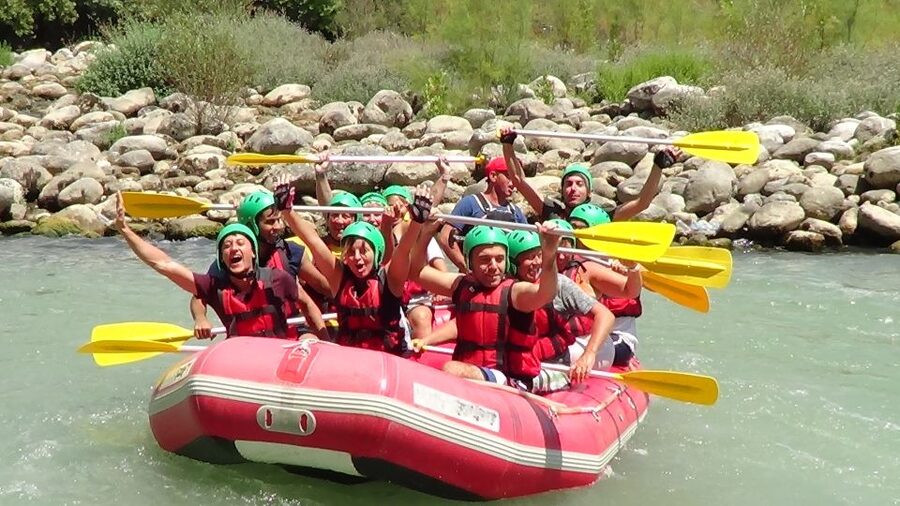 Rafting, Canyoning & Zipline, : 3-in-1 Adrenaline Tour - Rafting 14 kilometers on the Köprüçay