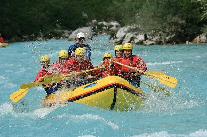 Rafting experience on Soča river from Ljubljana - What the rafting portion feels like in the wider day