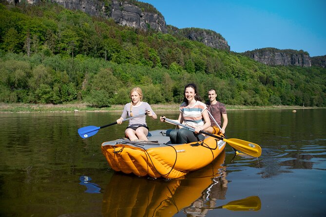 Rafting from Děčín to Bad Schandau and back on bikes - Small details that make the day easier