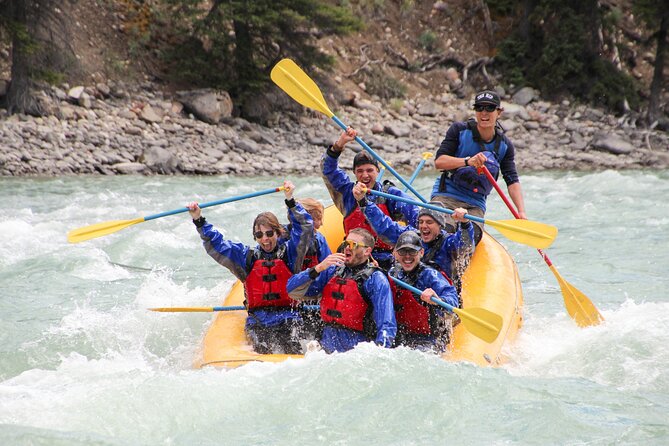 Rafting on Athabasca River Mile 5 in Jasper - What the $75.34 price includes