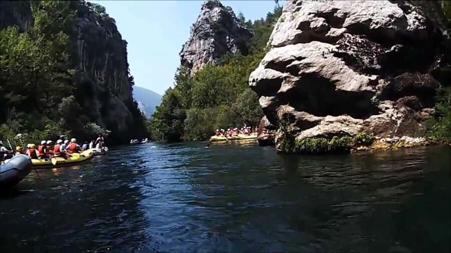 Rafting on Cetina river from Split - Paddling through Dalmatian river country