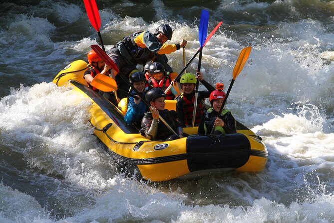 Rafting on Struma River - Getting fitted with the full river kit