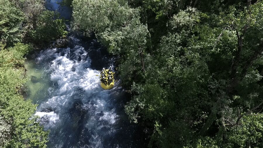 Rafting on the Cetina river - Two and a half hours on the Cetina