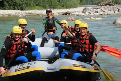 Rafting on the Isar