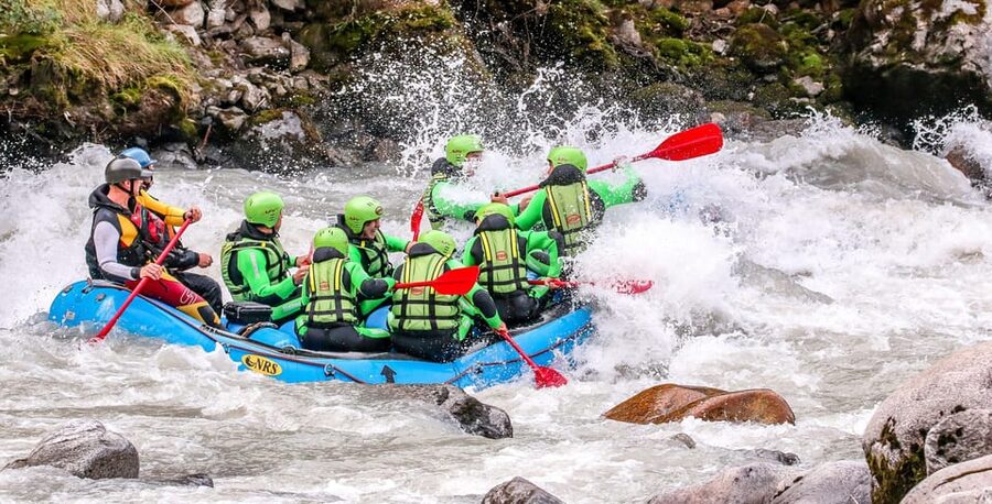 Rafting Ötztaler Ache - Starting at Wiggi Rafting in Oetz