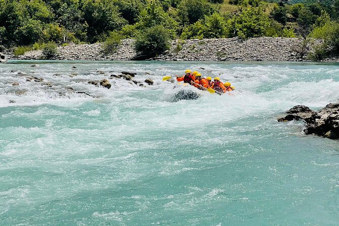 Rafting the Last Wild River of Europe , Vjosa - What the 2.5-hour river section feels like