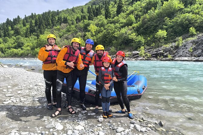 Rafting the Last Wild River of Europe , Vjosa - Swimming, cliff jumping, and photo stops