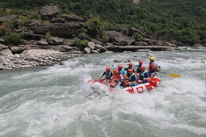 Rafting Tour in Vjosa Wild River National Park - Swimming, cliff jumps, and a calm river channel