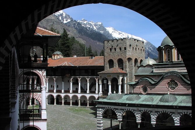 Rafting Tour & Rila Monastery visit from Sofia - Visiting Rila Monastery in the forested mountains