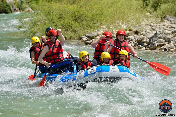 Rafting Verdon – “Explor Verdon” – Family Course - Key points at a glance