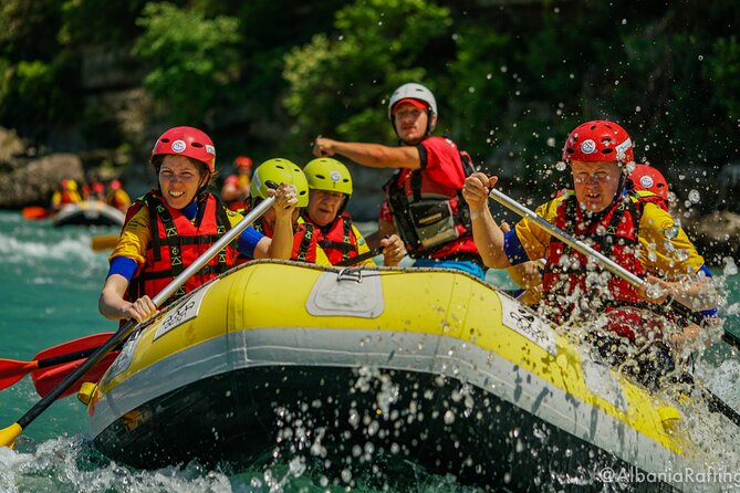 Rafting Vjosa River Gjirokastër Albania ARG - Rapids, swimming, and the optional cliff jump