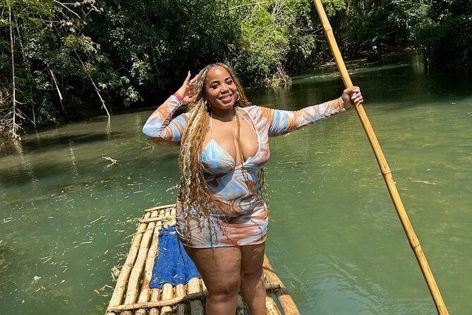 Rafting with Limestone Massage Lethe and free shuttle to Parties - The limestone massage adds a distinctly Jamaican touch