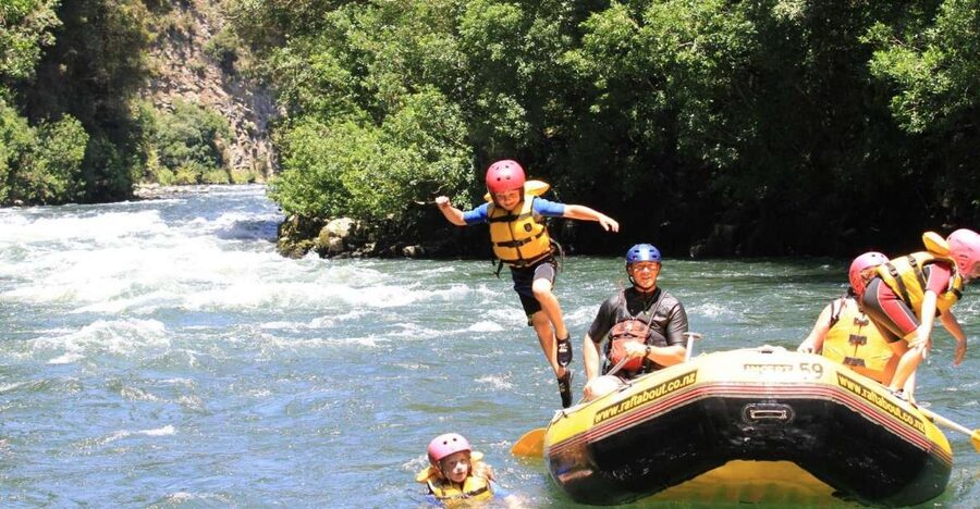 Rangitaiki Rafting Grade 2 - One and a half hours among waterfalls and native bush
