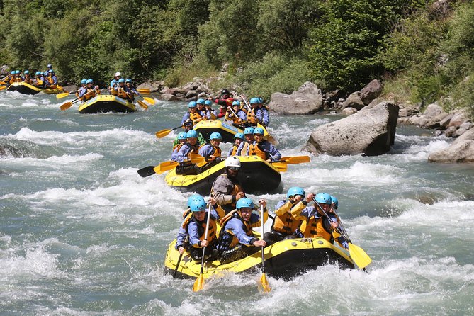 River Rafting for Families - Getting ready in a wetsuit