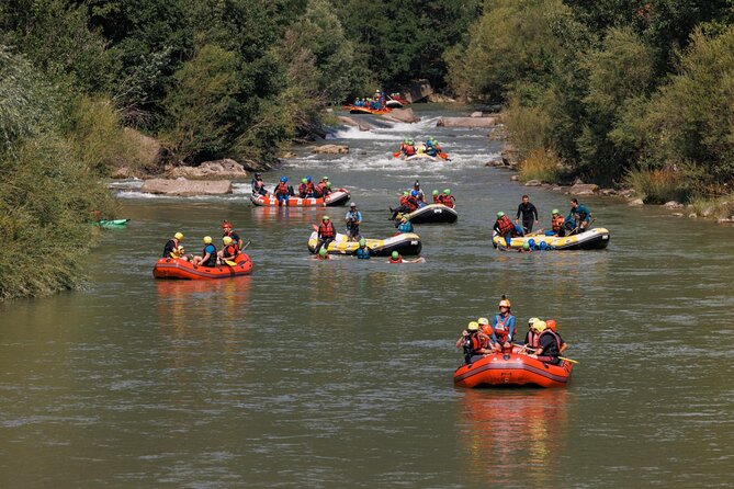 River Rafting on Buzau River - On the Buzau River with your boat team
