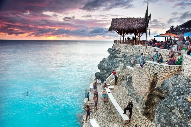 River Rafting with {Limestone Massage} & Ricks Cafe from Montego Bay - Rick’s Cafe for music, food, and cliff jumping
