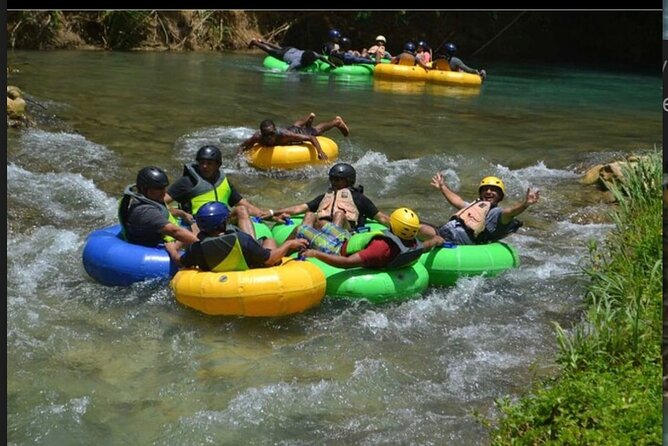 River rapids tubing rafting kayaking and beach Adventure - The private beach after the river