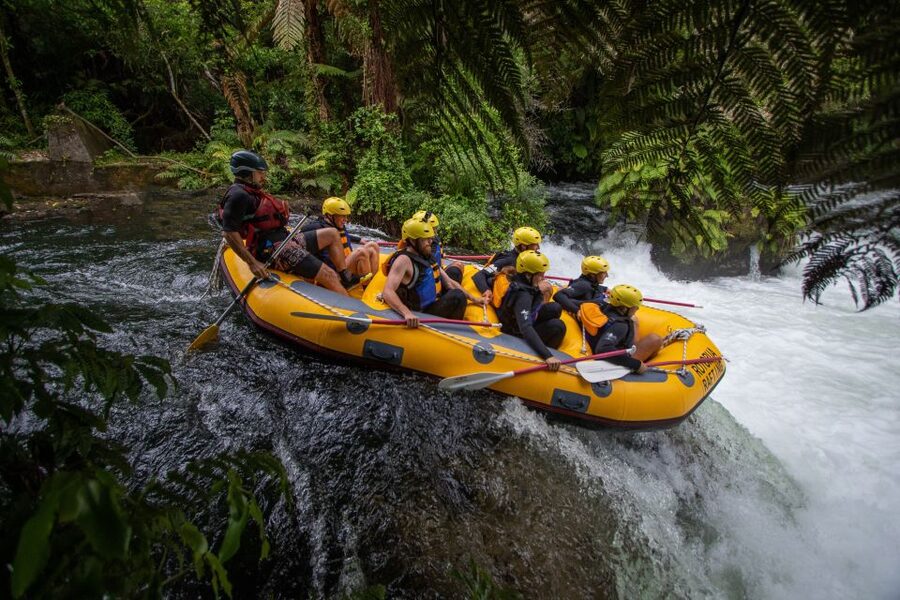 Rotorua Rafting: Kaituna River Rafting Experience-Free Sauna - Swimming, jumping, and smaller waterfalls