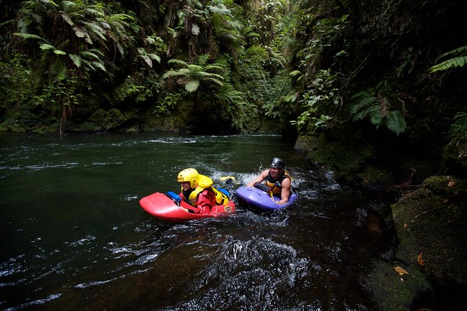 Rotorua Sledging White Water Sledging | Kaitiaki Adventures - Okere Falls brings you close to the action