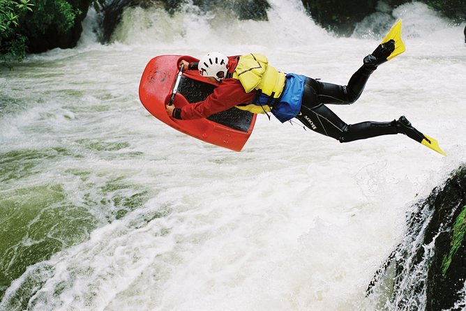 Rotorua Sledging White Water Sledging | Kaitiaki Adventures - The Okere Falls Track adds a bush perspective