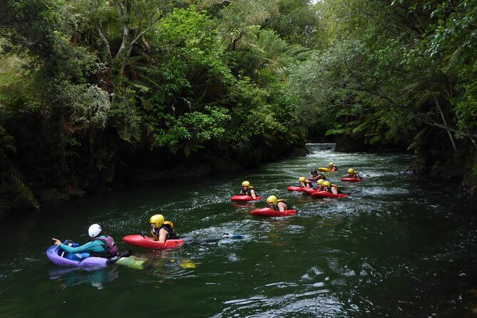 Rotorua Sledging White Water Sledging | Kaitiaki Adventures - From Rotorua pickup to the river