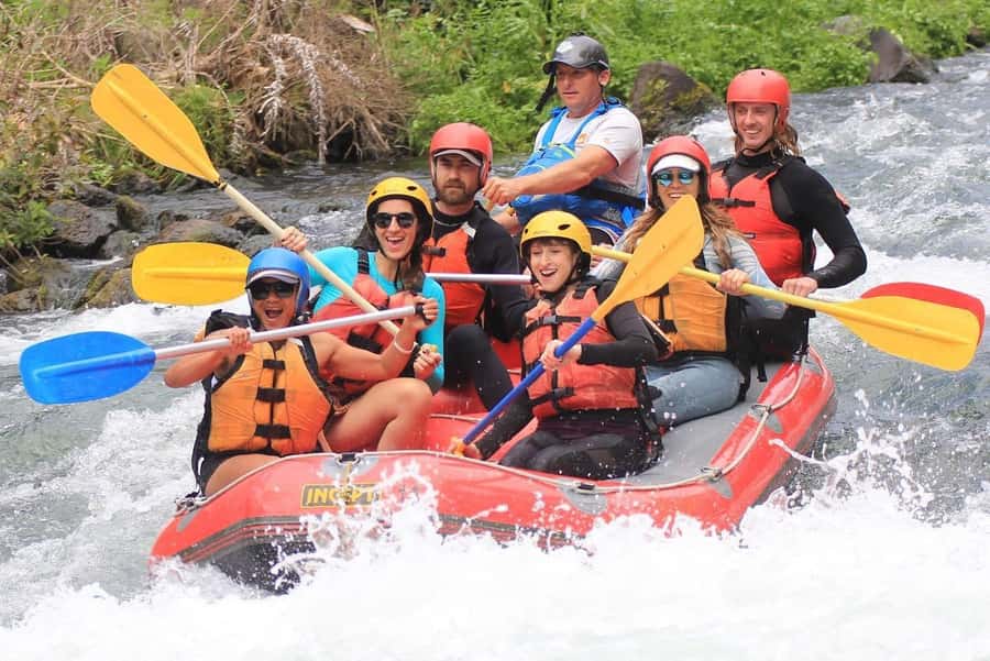 Rotorua: Tarawera River Raft and Kayak Adventure - Reading the river through native bush and waterfalls