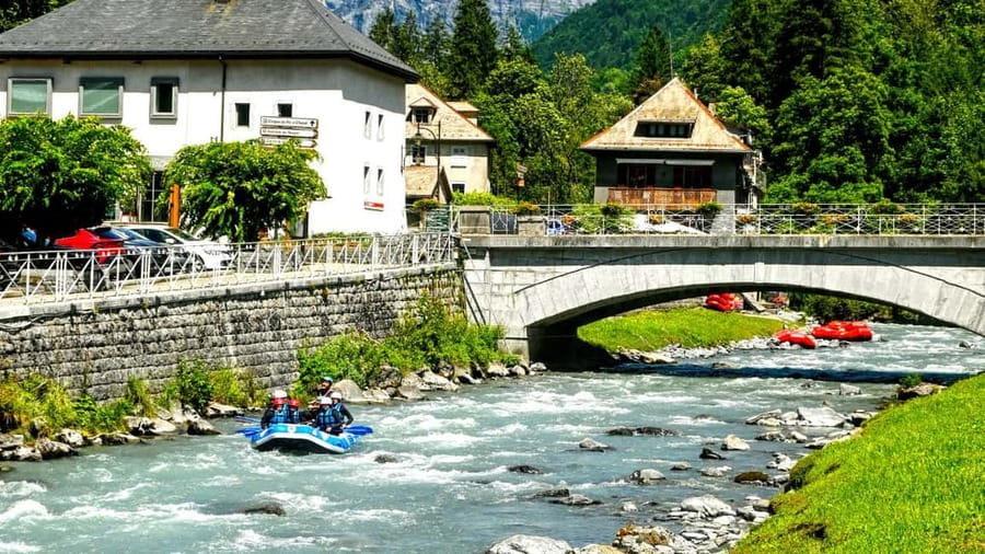 Samoëns: Whitewater Rafting Tour in the French Alps - Optional swims and rock jumps