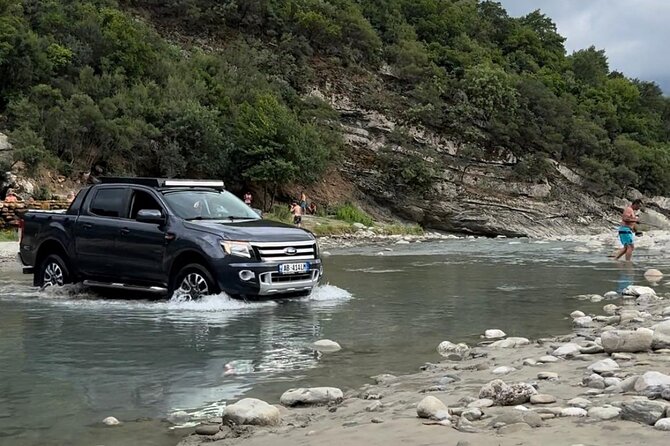 Sarande: Permet 4x4 Tour, Rafting and Thermal baths - Benja Thermal Baths after the river