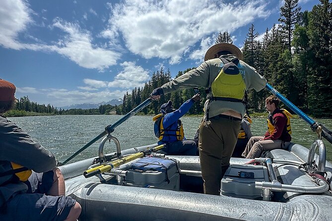 Scenic Float Trip on the Snake River in Grand Teton National Park - Drifting below the Snake River Overlook